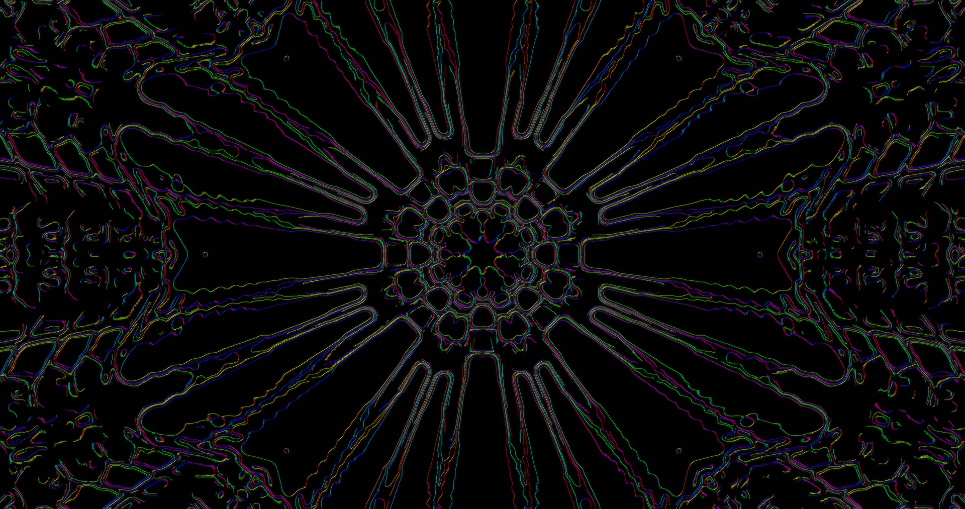 Neon Tunnel 4K UHD 60FPS Screensaver VJ Footage Motion Background