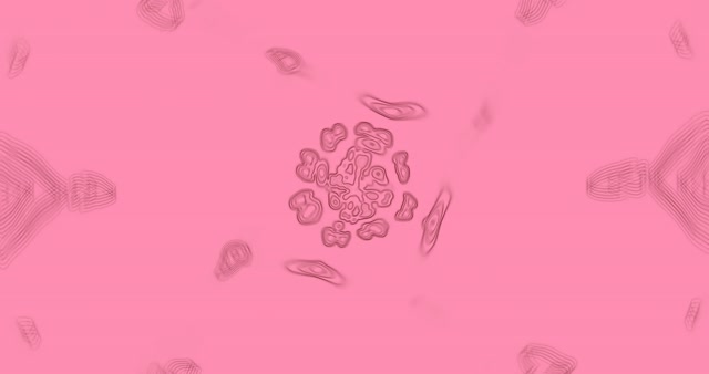 Pink Abstract Flowing Organic Motion Background Loop