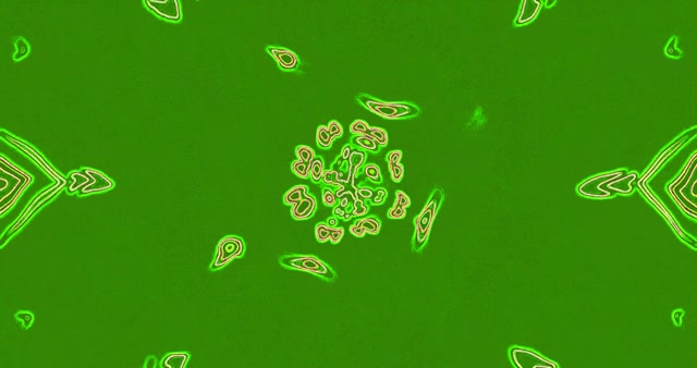 Green Organic Cell Division Abstract Motion Background Loop