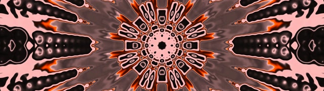 Neon Tunnel Floral Mandala Burst 32:9 Ultrawide 60fps Screensaver Vj Loop