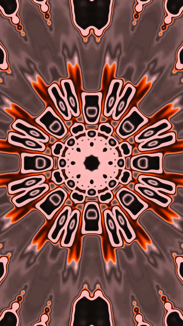 Neon Tunnel Fractal Mandala Burst 60fps 9:16 Reels Screensaver Vj Loop