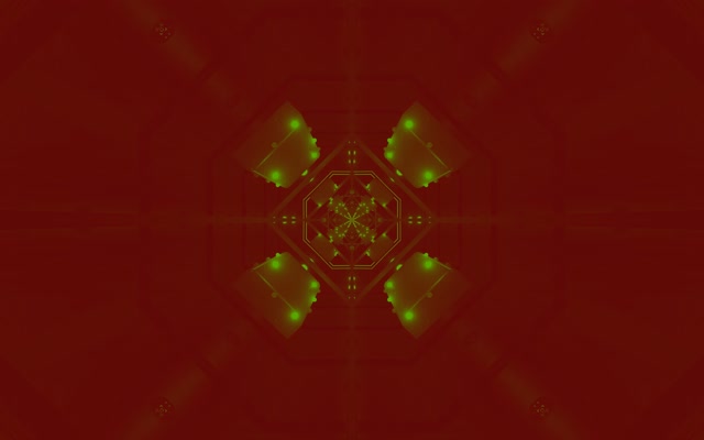 Neon Tunnel Green Octagon Vortex Vj Loop 60fps 16:10 Macbook Screensaver