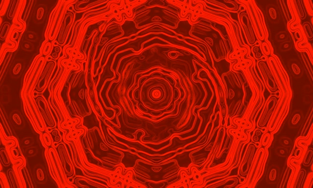 Red Neon Tunnel Octagon Vortex Vj Loop 5:3 Wide 60fps Screensaver