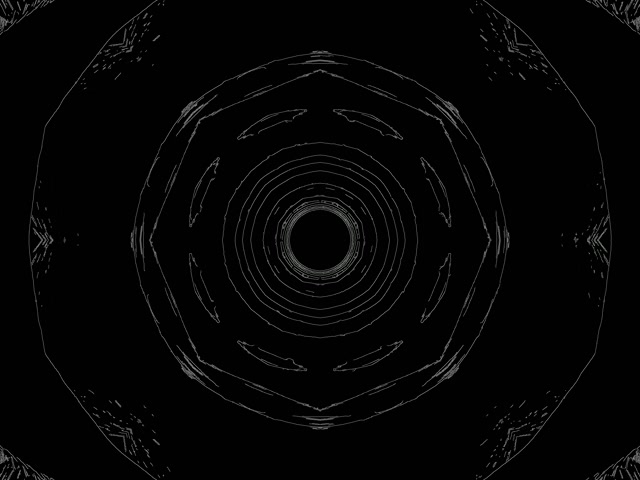 Neon Tunnel Rotating Wheel Vortex Screensaver 4:3 Classic 60fps Vj Loop