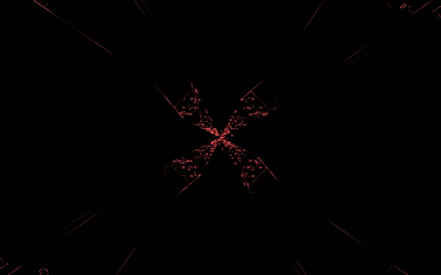 Radiant Red Neon Tunnel Starburst 16:10 MacBook 60fps Screensaver VJ Loop