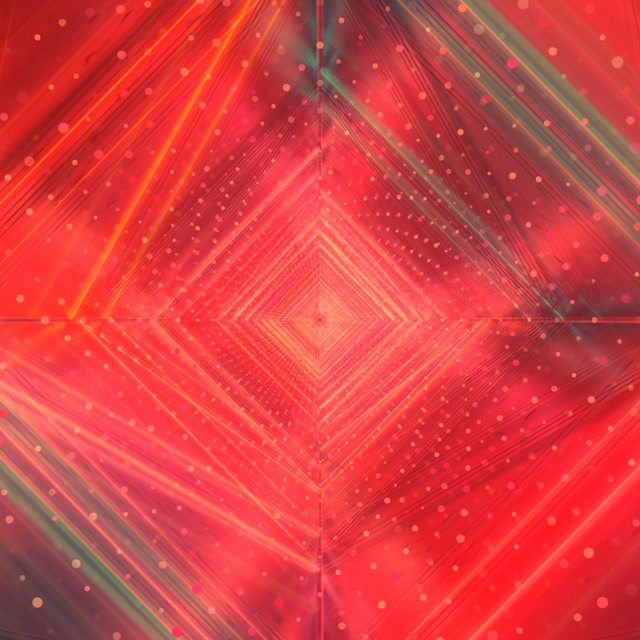 Neon Tunnel Pulsating Diamond Vortex 1:1 Square 60fps VJ Loop Screensaver