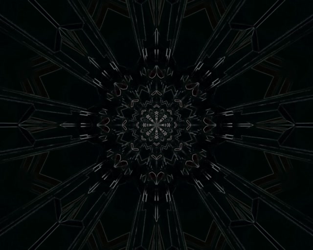 Neon Tonnel Kaleidoskoop Ster Uitbarsting VJ Loop 5:4 Industriële 60fps Skermsaver