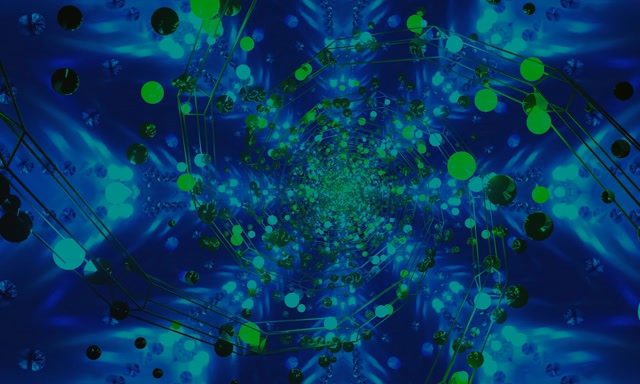 Neon Tunnel Fractal Kaleidoscope Vj Loop 5:3 Wide 60fps Screensaver