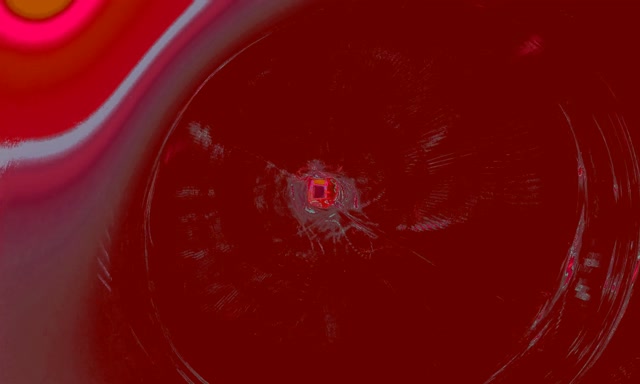 Crimson Neon Tunnel Vortex Screensaver 5:3 Wide 60fps Vj Loop