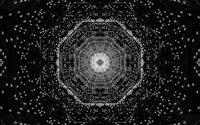 Fractal Octagon Neon Tunnel Vj loop 16:10 macbook 60fps Screensaver