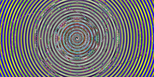 Colorful Spiraling Neon Tunnel VJ Loop 2:1 Univisium 60fps Screensaver