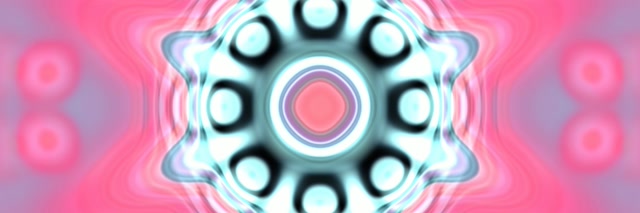 Pulsating Neon Tunnel Kaleidoscope | 3:1 Triple Wide | 60fps VJ Loop Screensaver