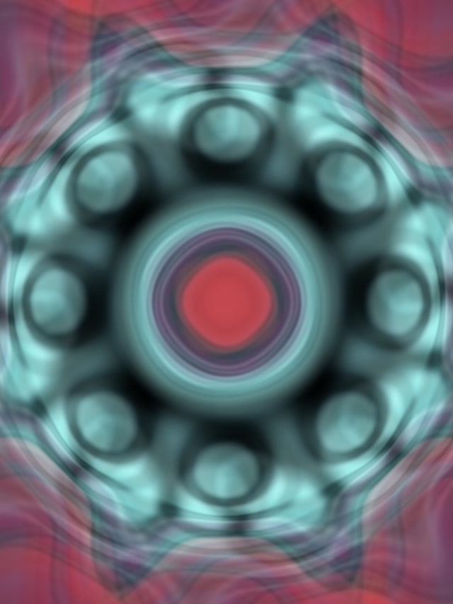 Neon Tunnel Pulsating Sphere Vortex 3:4 iPad Portrait 60fps Screensaver VJ Loop