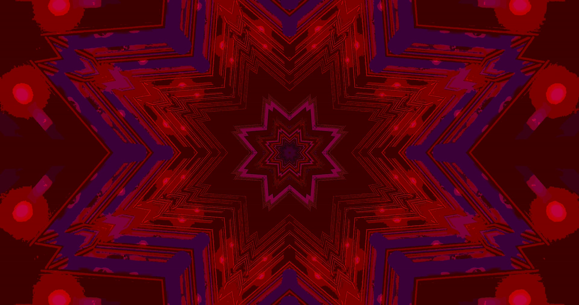 Rooi Pers Neon Tonnel Ster VJ Loop 4K UHD 60fps Skermbespaarder PC