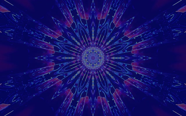 Neon Tonnel Kaleidoskoop Uitbarsting VJ Loop 60fps 16:10 MacBook Skermsaver