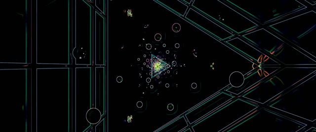 Neon Tonnel Skermbeveiliging 60fps 2.39:1 Cinemascope VJ Loop Gloeiende Sirkels