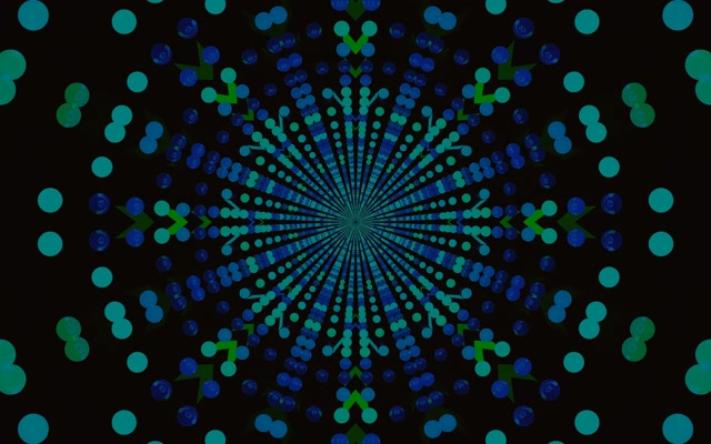 Neon Tonnel Kol Uitbarsting Kaleidoskoop 16:10 MacBook 60fps Skermbespaarder VJLoops