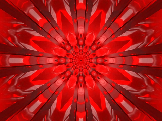 VJLoops Rooi Stralende Neon Tonnel Ontploffing 4:3 klassiek 60fps Skermsaver