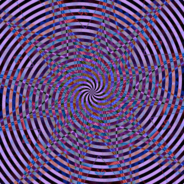 Hypnotic Spiraling Neon Tunnel VJ Loop 1:1 Square 60fps Screensaver