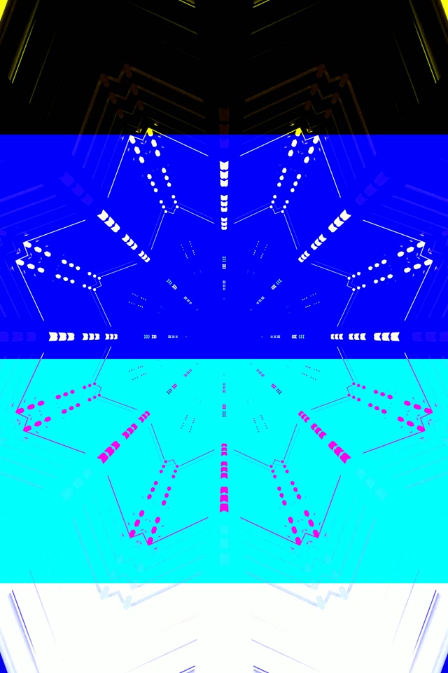 Neon Tonnel Kaleidoskoop Streep Uitbarsting VJLoops 2:3 Foto Portret 60fps Skermbespaarder
