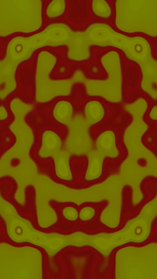 Neon Tonnel Groen Fraktaal Mandala 60fps 9:16 Reels Skermbeskermer VJLoops