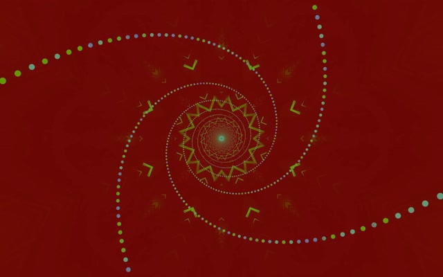 Neon Tunnel Kaleidoscope Star Burst VJ Loop 16:10 Macbook 60fps Screensaver