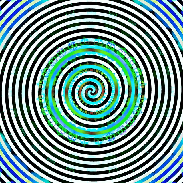 Neon Tonnel Hipnotiese Spiraal Werwelwind VJLoops 1:1 Vierkant 60fps Skermbespaarder