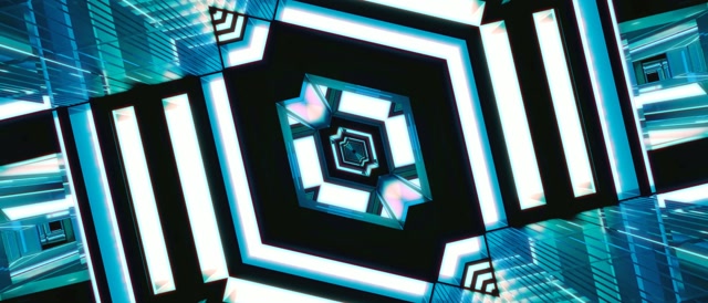 Neon Tonnel Spiraal Diamant VJLoops 21:9 Ultrawide 60fps Skermsaver