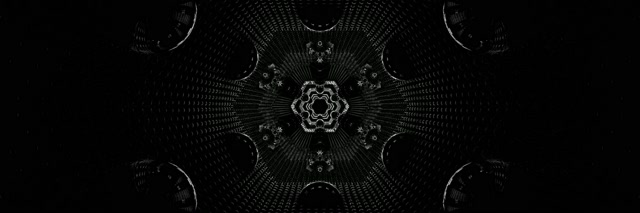 Neon Tonnel Fraktaal Seshoek VJ Loop 3:1 Driedubbel Wyd 60fps Skermbewaarder