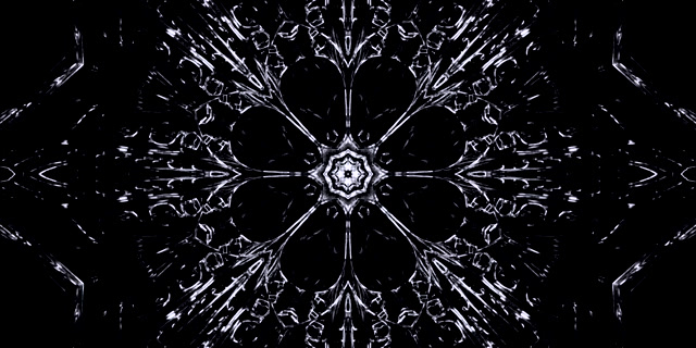 Neon Tonnel Sneeuflokkie Skermbewaarder 2:1 Univisium 60fps VJ Loop