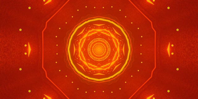 Neon Tonnel Pulserende Oktagoon Werwel VJ Loop 2:1 Univisium 60fps Skermbespaarder