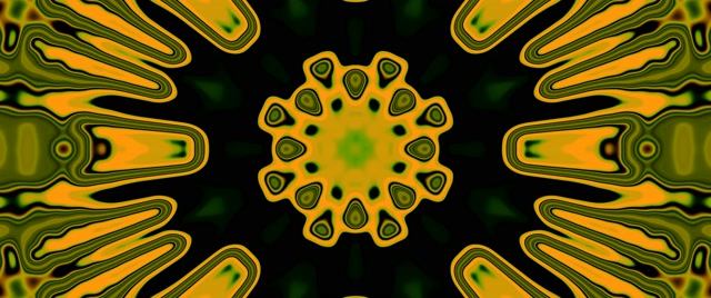 Neon Tunnel Kaleidoscope Sunburst 2.39:1 Cinemascope 60fps Screensaver Vj Loop