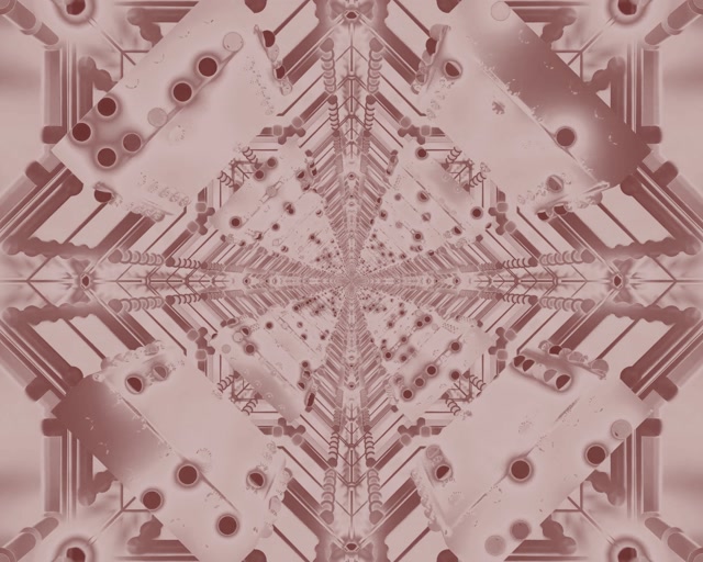 Vj loop Neon Tunnel Rose Fractal Kaleidoscope 5:4 industrial 60fps screensaver