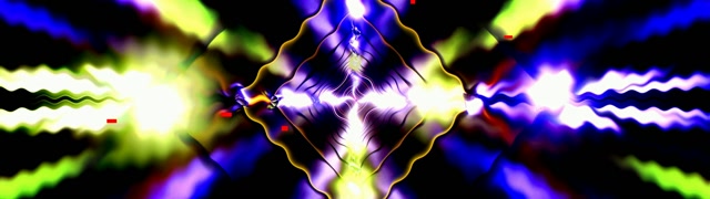 نفق النيون 32:9 عريض فائق 60fps شاشة توقف PC VJ Loop ضوء ملون