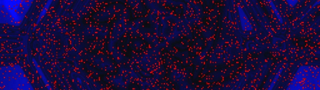 نفق نيون أحمر عاصفة بكسل 32:9 سوبر عريض 60fps شاشة التوقف VJ Loop