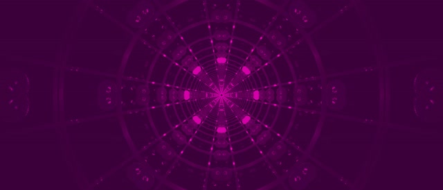 نفق نيون شبكة شعاعية بنفسجية VJ Loop 21:9 فائق العرض 60fps شاشة توقف