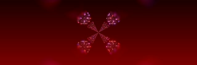 نفق النيون انفجار كاليدوسكوب فراكتال VJ Loop 3:1 عريض ثلاثي 60fps شاشة توقف