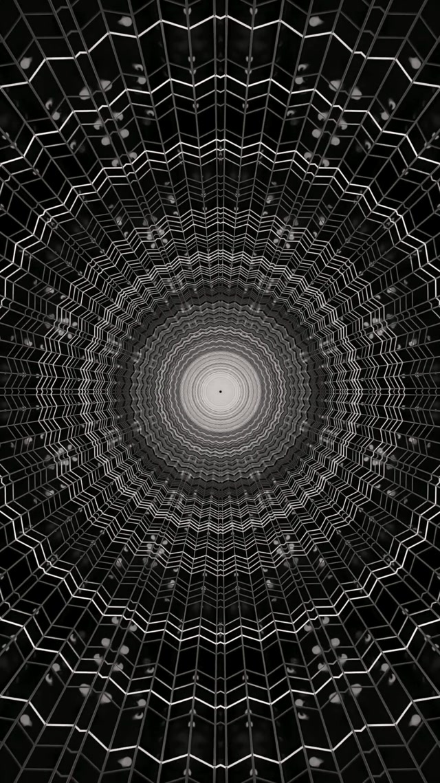 نفق نيون دوامة شبكة عنكبوت 9:16 Reels 60fps شاشة توقف Vj Loop