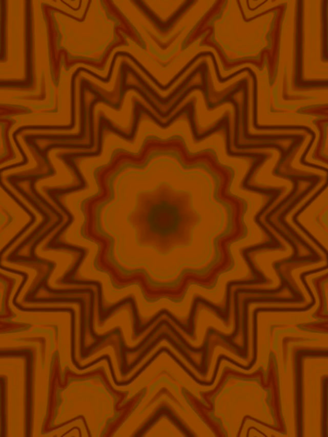 Neon Tunnel Red Green Star Kaleidoscope VJ Loop 3:4 iPad Portrait 60fps Screensaver