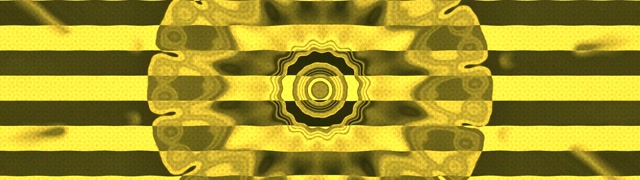 Neon Tunnel Yellow Stripe Mandala Vortex Vj Loop 32:9 Super Ultrawide 60fps Screensaver
