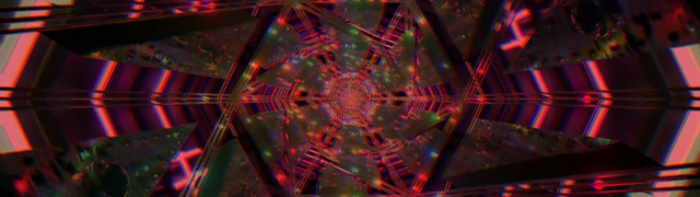 Neon Tunnel Kaleidoscope Star Vortex VJ Loop 32:9 Super Ultrawide 60fps Screensaver
