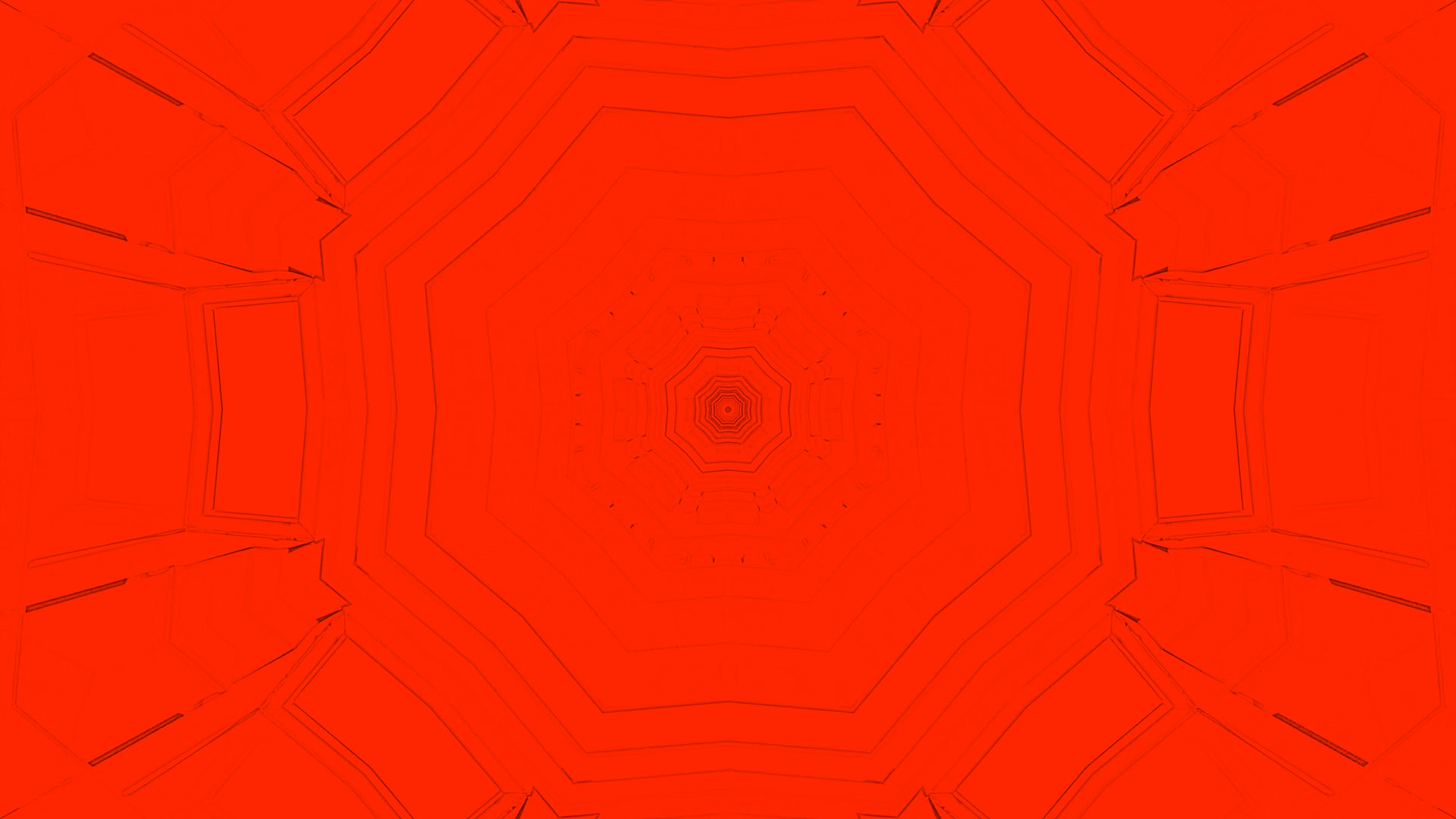 Crimson Neon Tunnel 4K UHD 60fps Screensaver VJ Footage