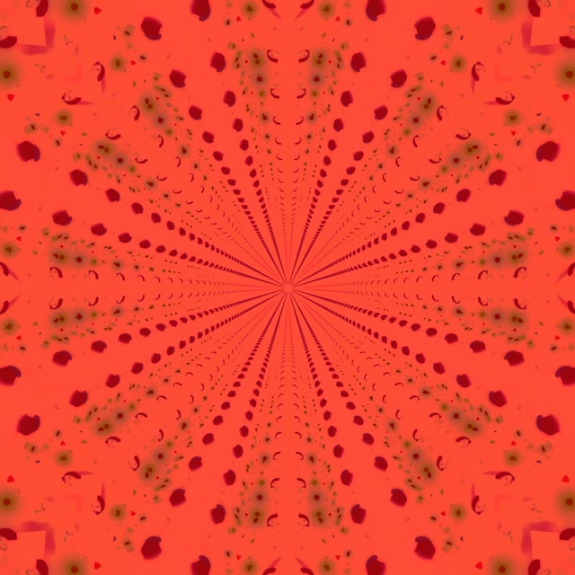 Red Neon Tunnel Radial Vortex 1:1 Square 60fps VJ Loop Screensaver