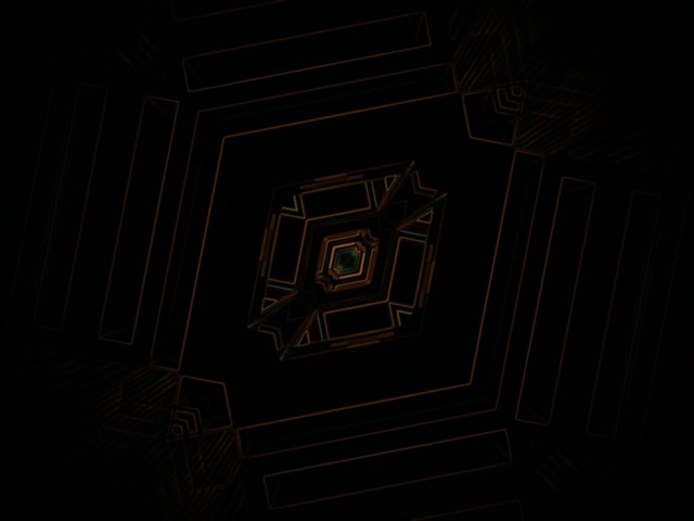 Неонов тунел въртящ се диамант вихър VJ Loop 4:3 класически 60fps екранна заставка