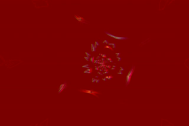 Неонов Тунел Фрактален Калейдоскоп Взрив VJ Loop 3:2 Surface 60fps Скрийнсейвър