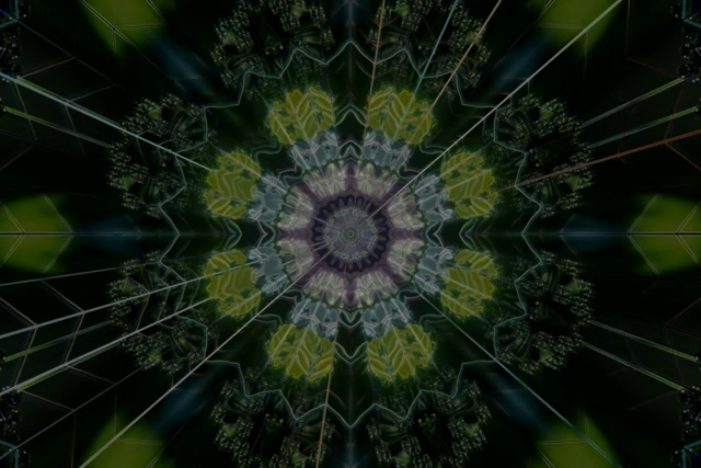 Neon Tunnel Kaleidoscope Vortex | 60fps Screensaver Loop | 3:2 Surface