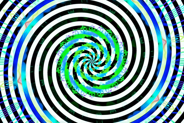 Neon Tunnel Spiraling Vortex VJ Loop 3:2 Surface 60fps Screensaver