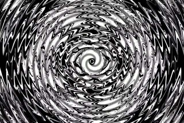 Neon Tunnel Swirling Chrome Vortex VJ Loop 3:2 Surface 60fps Екранна пазител