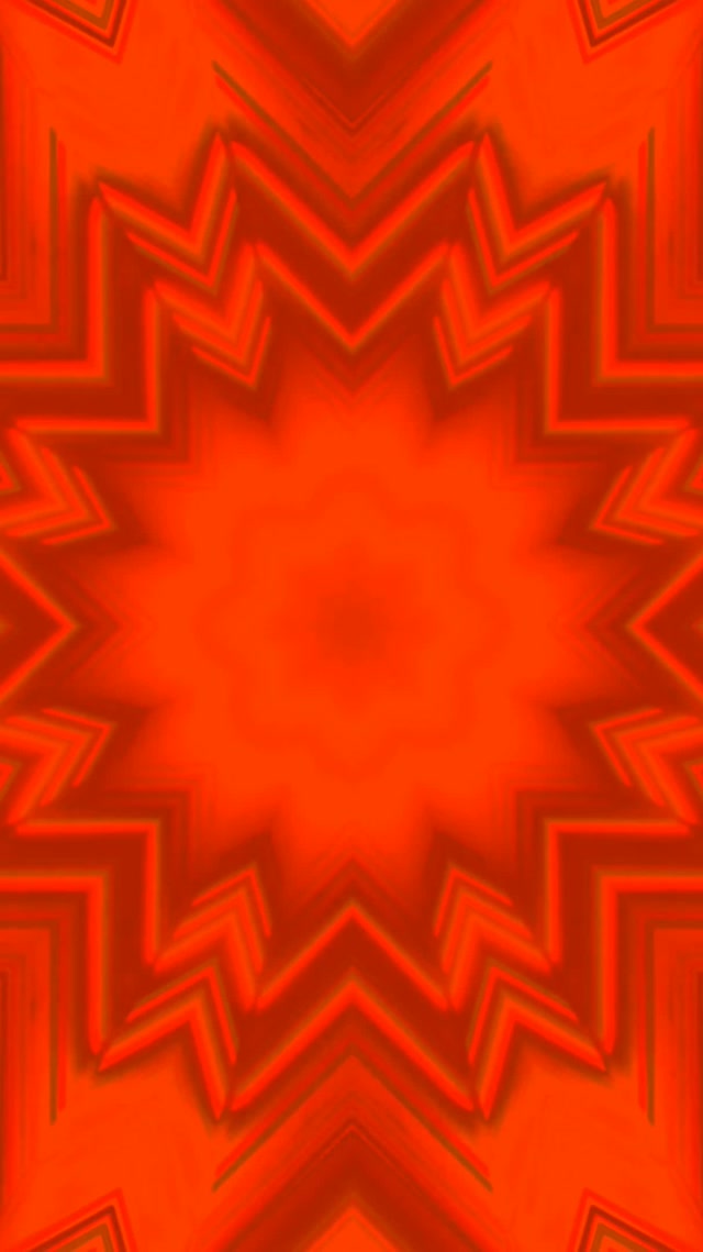 Neon Tunnel Red Zigzag Star Burst VJ Loop 9:16 Reels 60fps Screensaver