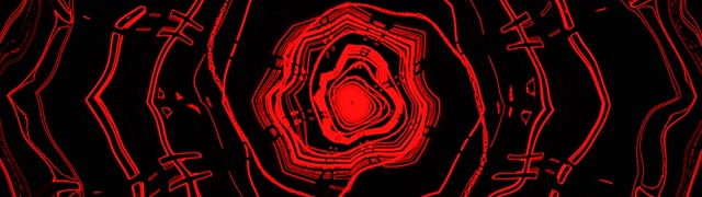 Red Neon Tunnel Spiral Vj Loop 60fps 32:9 Super Ultrawide Screensaver